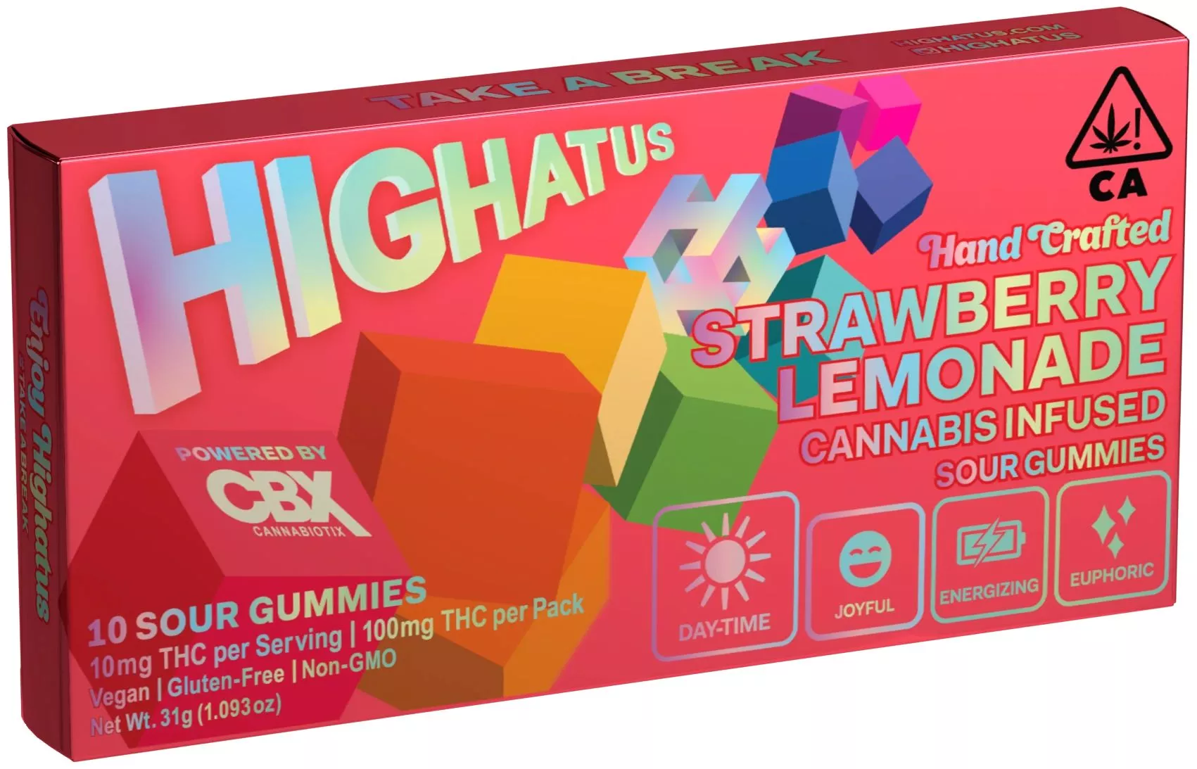 SOUR GUMMIES 10PK [100MG] STRAWBERRY LEMONADE product image