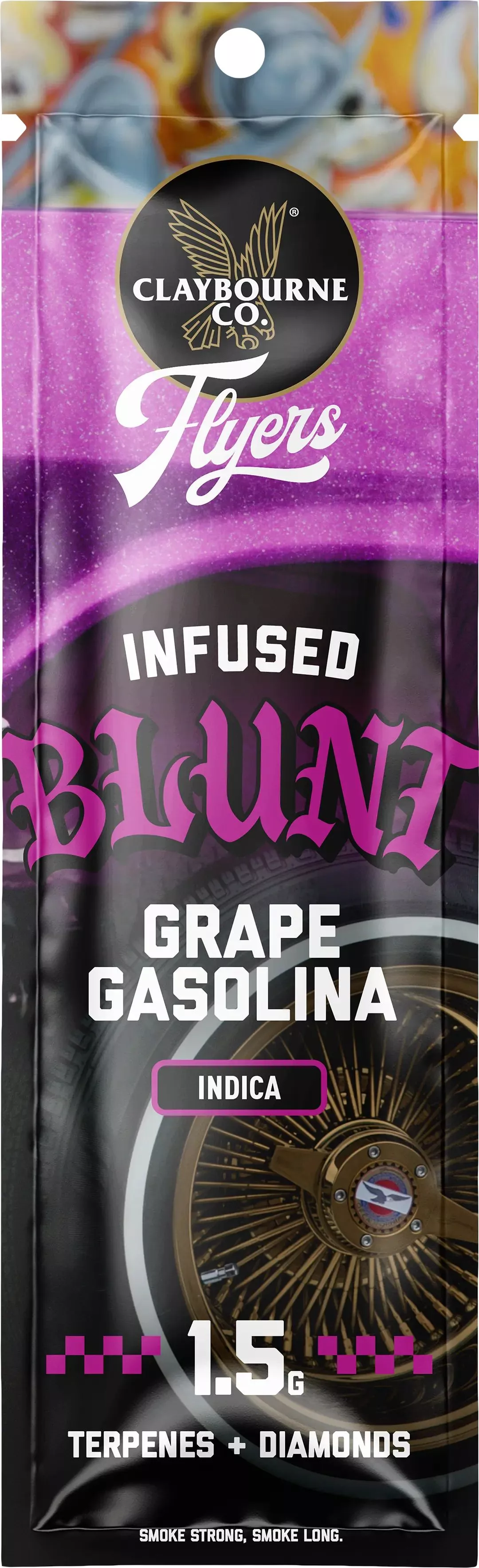 FLYERS INFUSED BLUNT PREROLL [1.5G] GRAPE GASOLINA product image