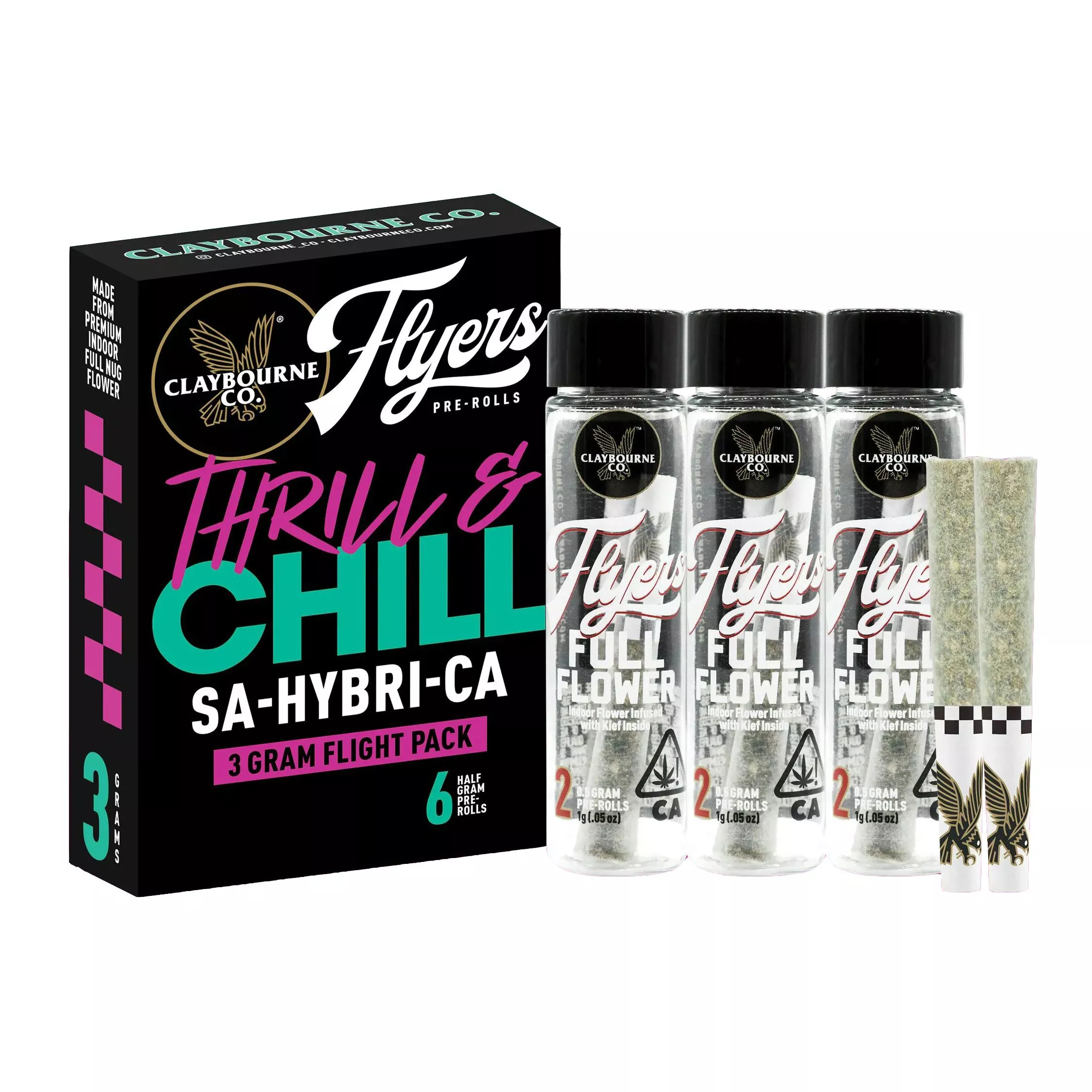 PREROLL VARIETY 6PK THRILL AND CHILL [3G] KLOG + MH + WC