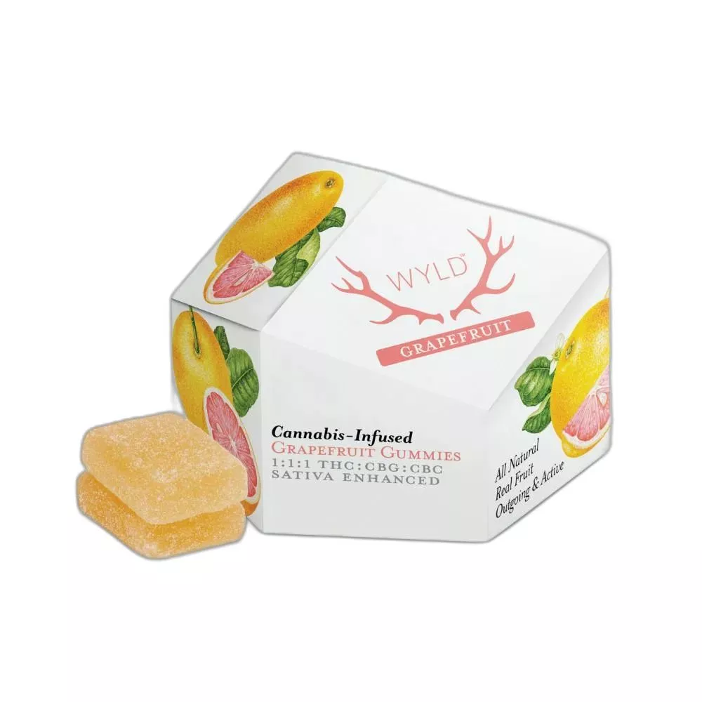 GUMMIES 10PK [100MG] 1:1:1 THC:CBG:CBC GRAPEFRUIT product image