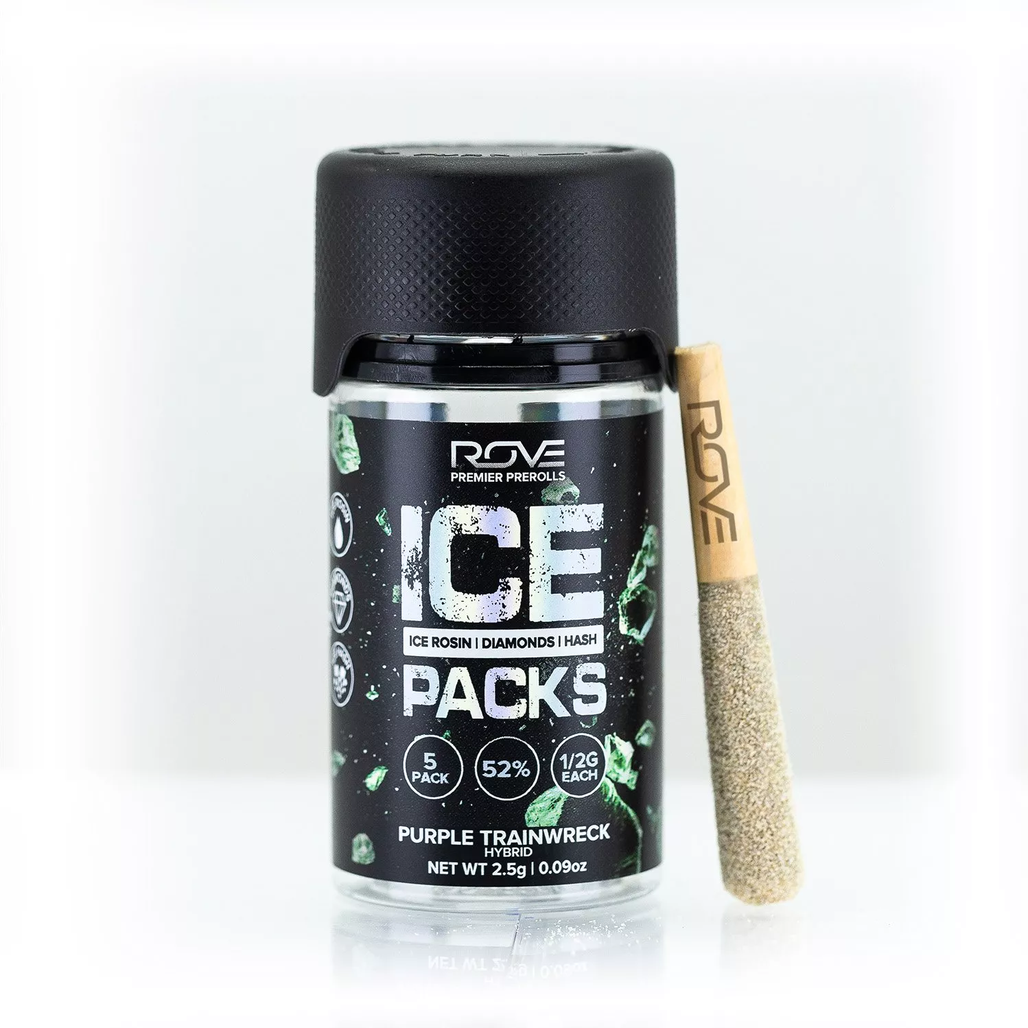 PURPLE TRAINWRECK INFUSED PRE-ROLL 5 PACK 2.5G