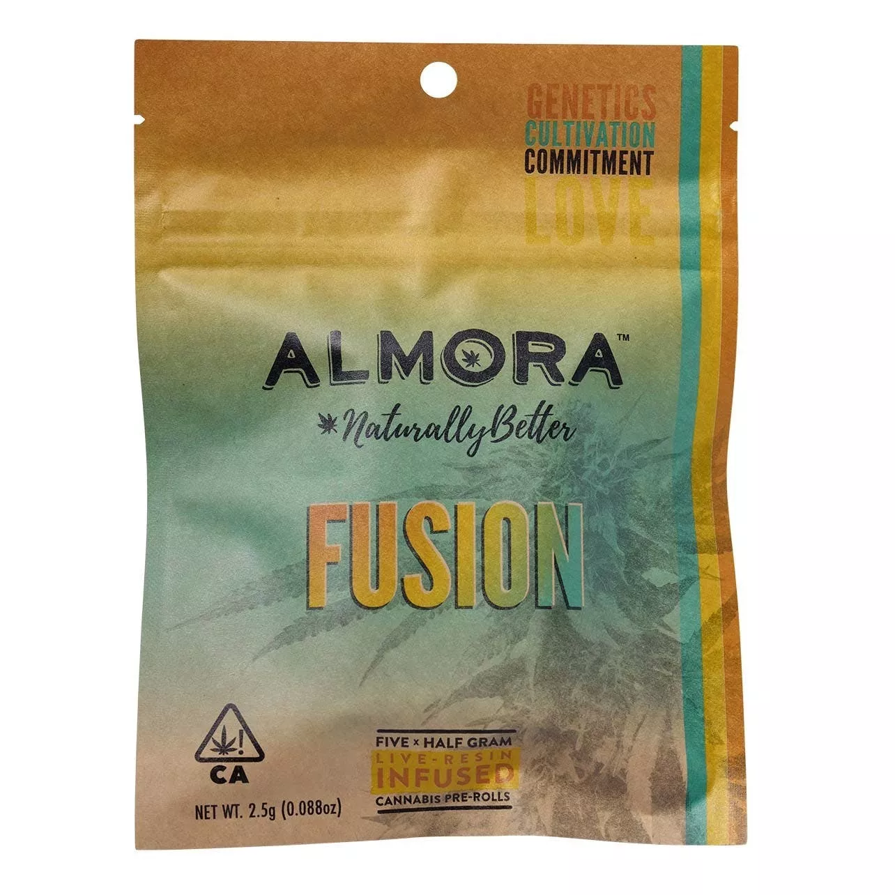 FUSION INFUSED PREROLL 5PK [2.5G] OG CAKE X BERRY CREAMY
