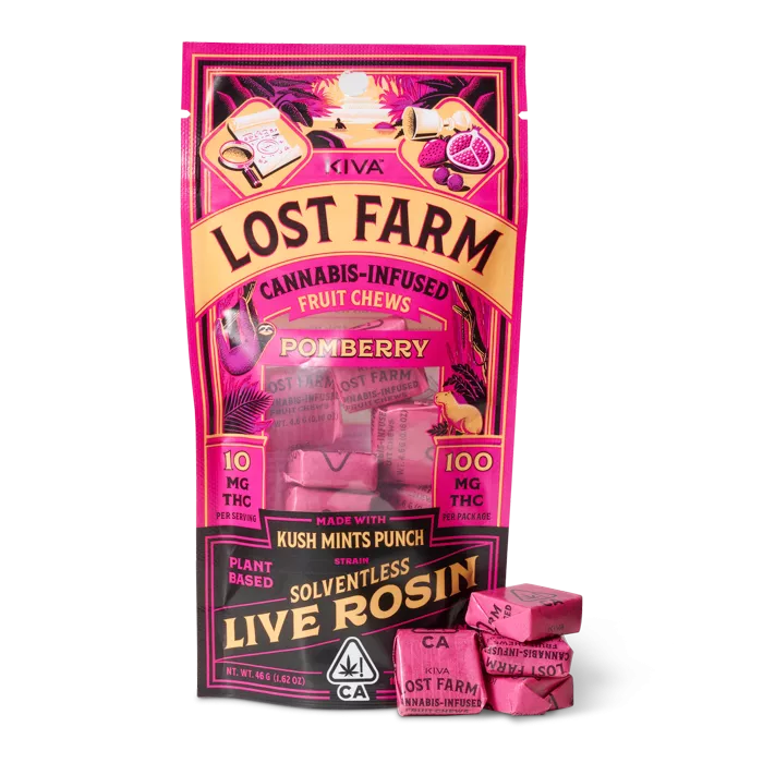 CHEWS 10PK [100MG] POMBERRY KUSH MINTS PUNCH product image