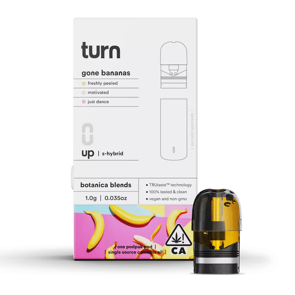 TURN UP BOTANICAL BLENDS POD [1G] GONE BANANAS - 1 G product image