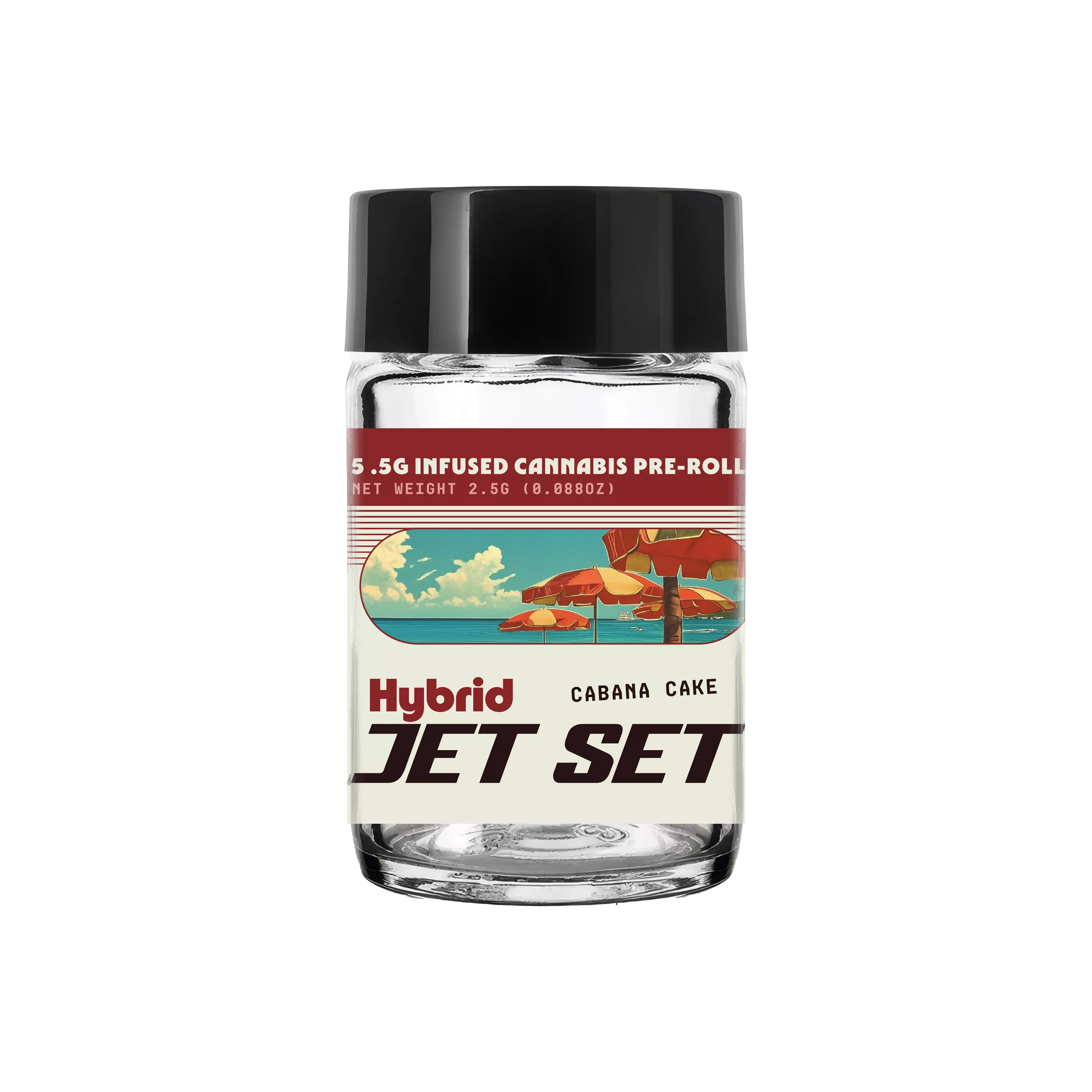 INFUSED KIEF COATED PREROLL 5PK [2.5G] CABANA CAKE - 2.5 G - 5 PACK product image