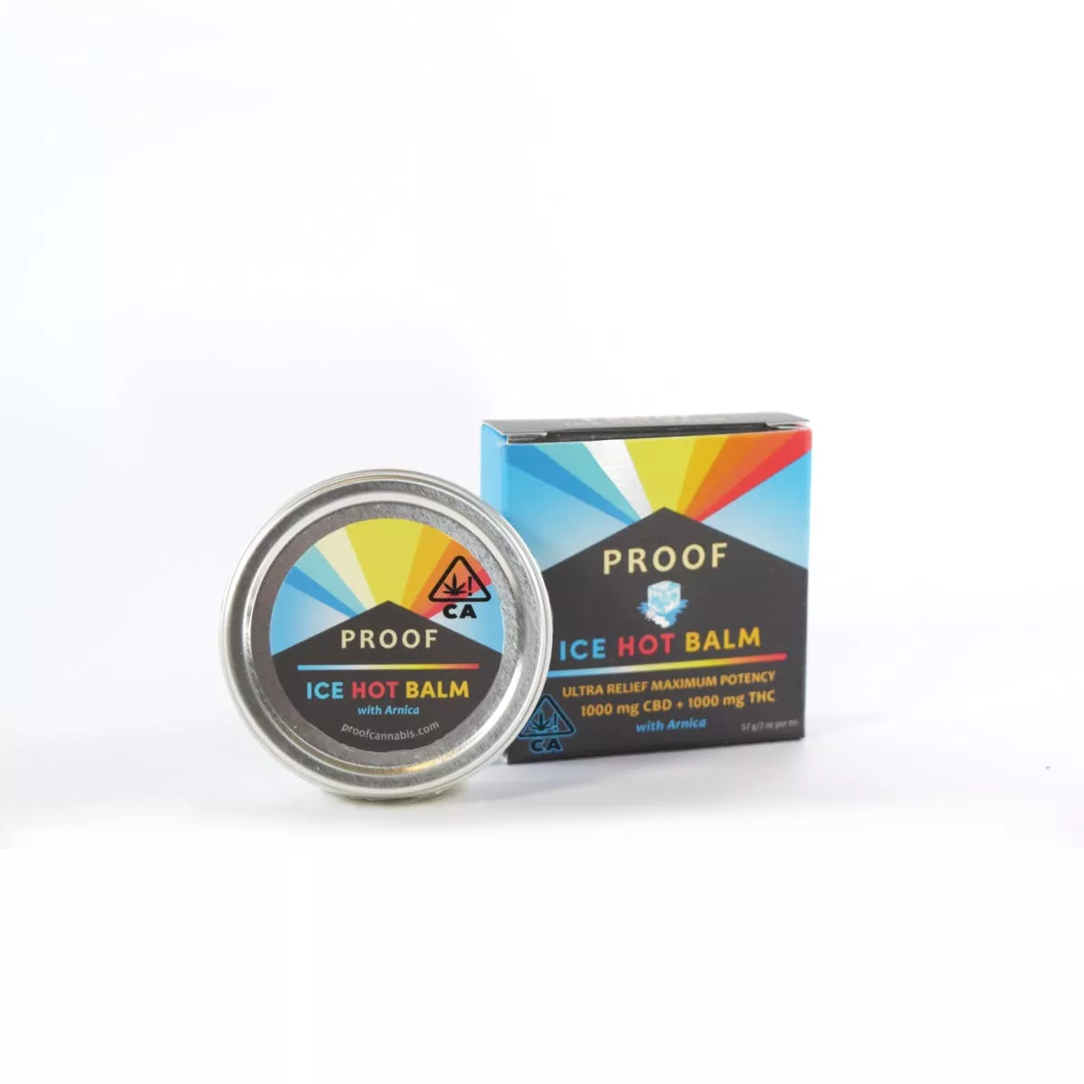 ICE HOT BALM 2OZ [1000MG] 1:1 THC:CBD product image