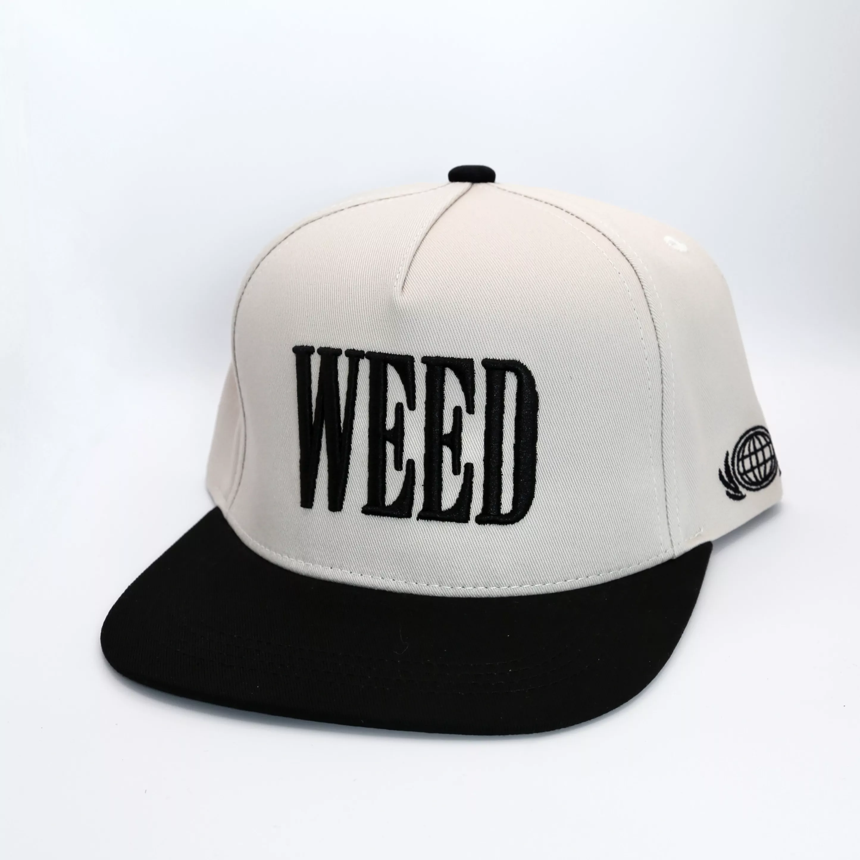 FIVE PANEL TWO TONE HAT [WEED] BLACK product image