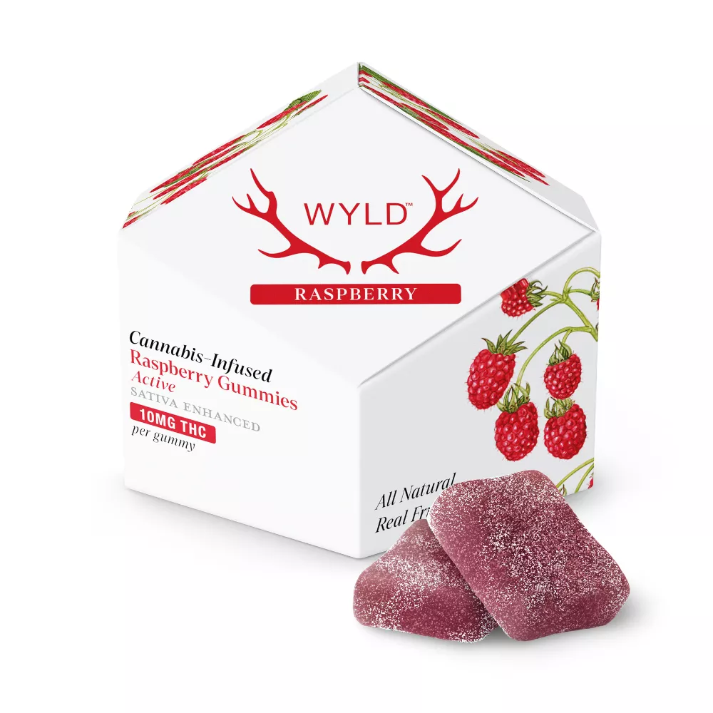 WYLD - RASPBERRY GUMMIES 100MG