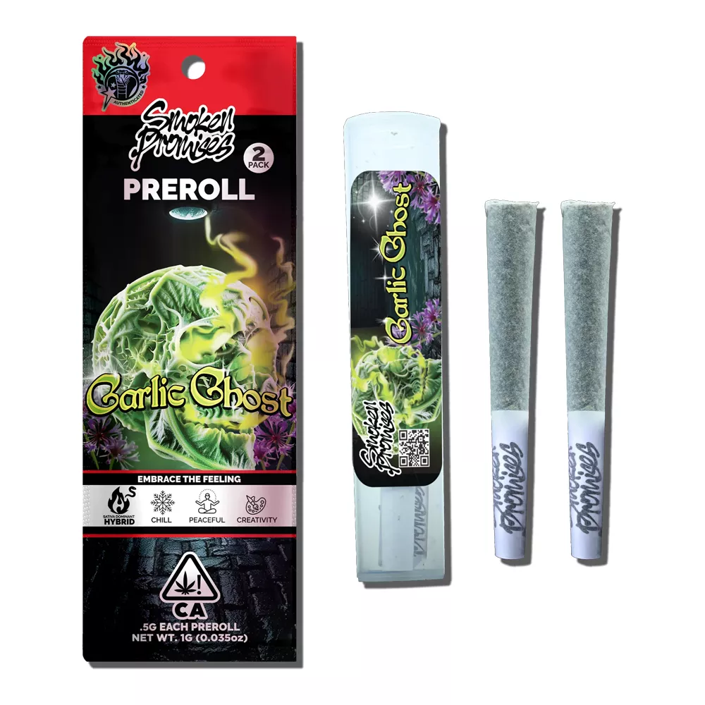 GARLIC GHOST PRE-ROLL 2PK 1G