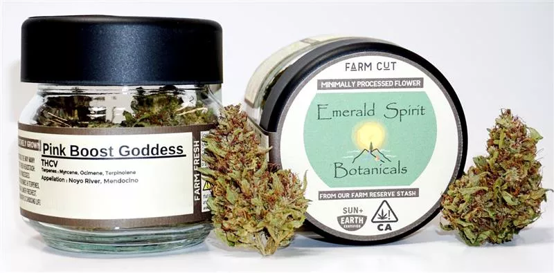 FLOWER [7.5G] 1:1 THC:THCV PINK BOOST GODDESS BY EMERALD SPIRIT BOTANICALS product image