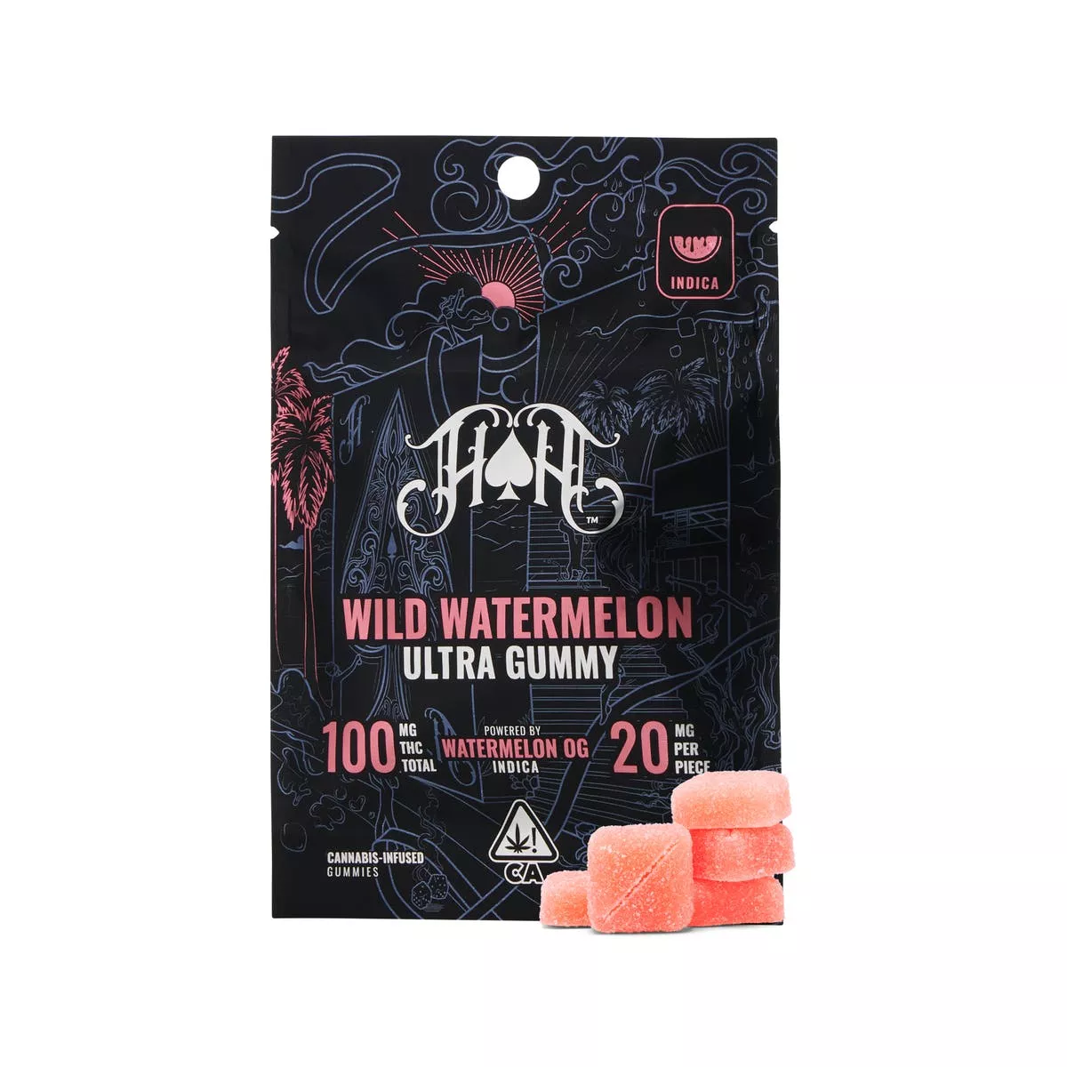 GUMMIES 5PK [100MG] WILD WATERMELON product image