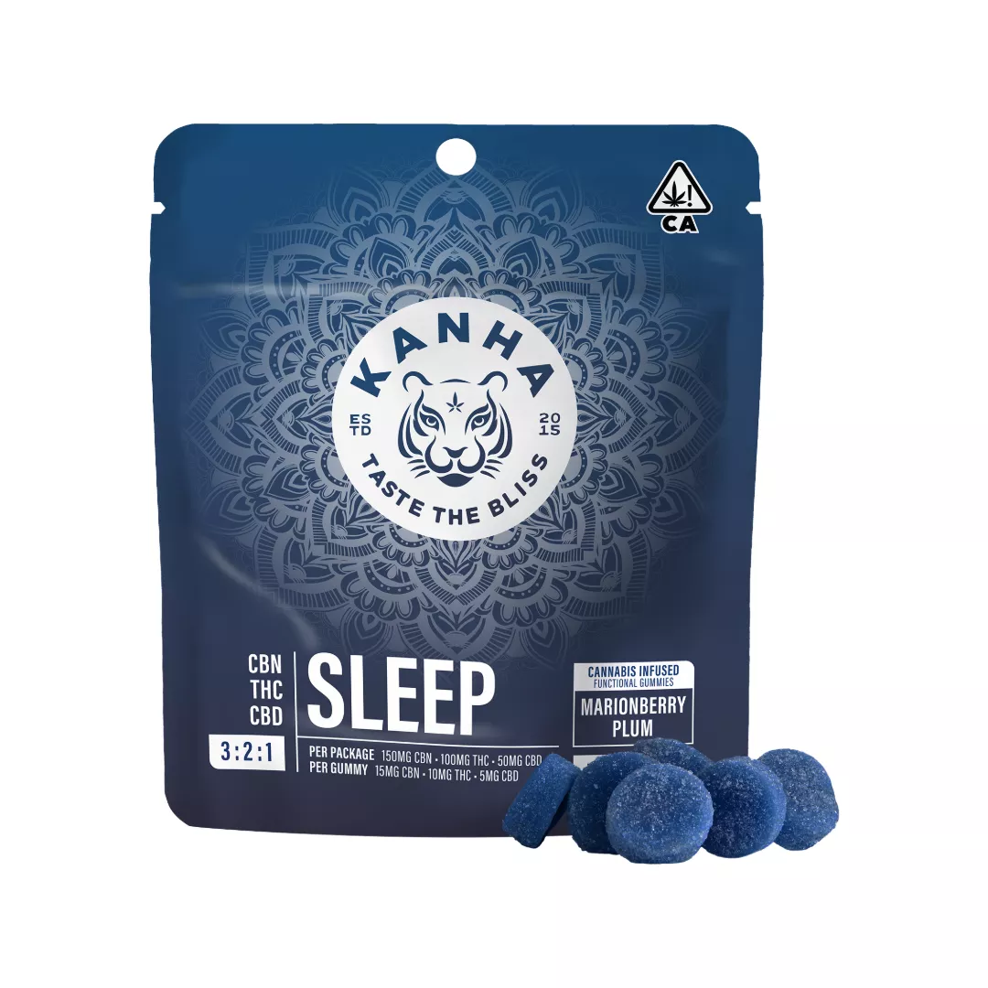 MARIONBERRY PLUM SLEEP NANO GUMMY 3:2:1 CBN:THC:CBD 10 PACK 100MG