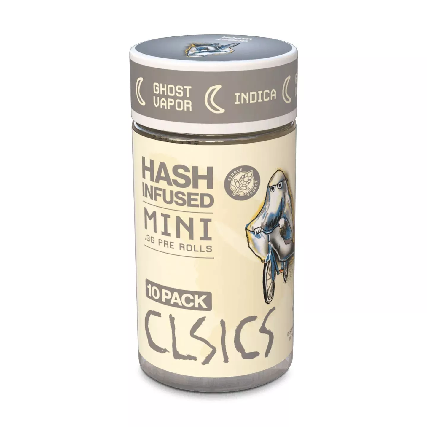HASH INFUSED PREROLL 10PK [3G] GHOST VAPOR product image