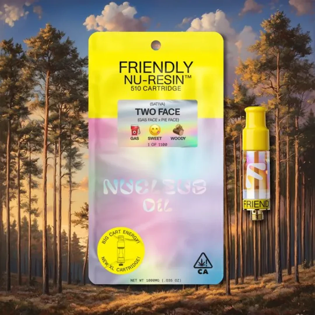 TWO FACE NUCLEUS CURED RESIN CARTRIDGE 1000MG product image
