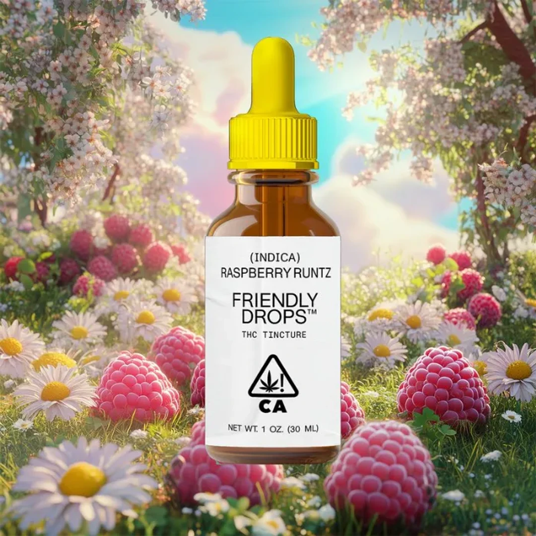 RASPBERRY RUNTZ FULL SPECTRUM TINCTURE 1000MG - 1000 MG
