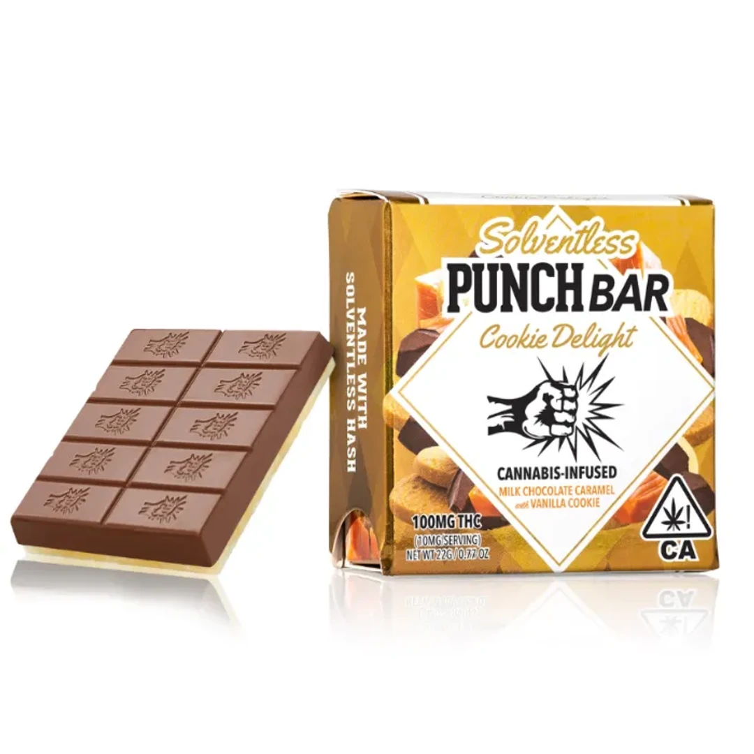 MILK CHOCOLATE SOLVENTLESS CARAMEL W/ VANILLA COOKIE 100MG - 100 mg