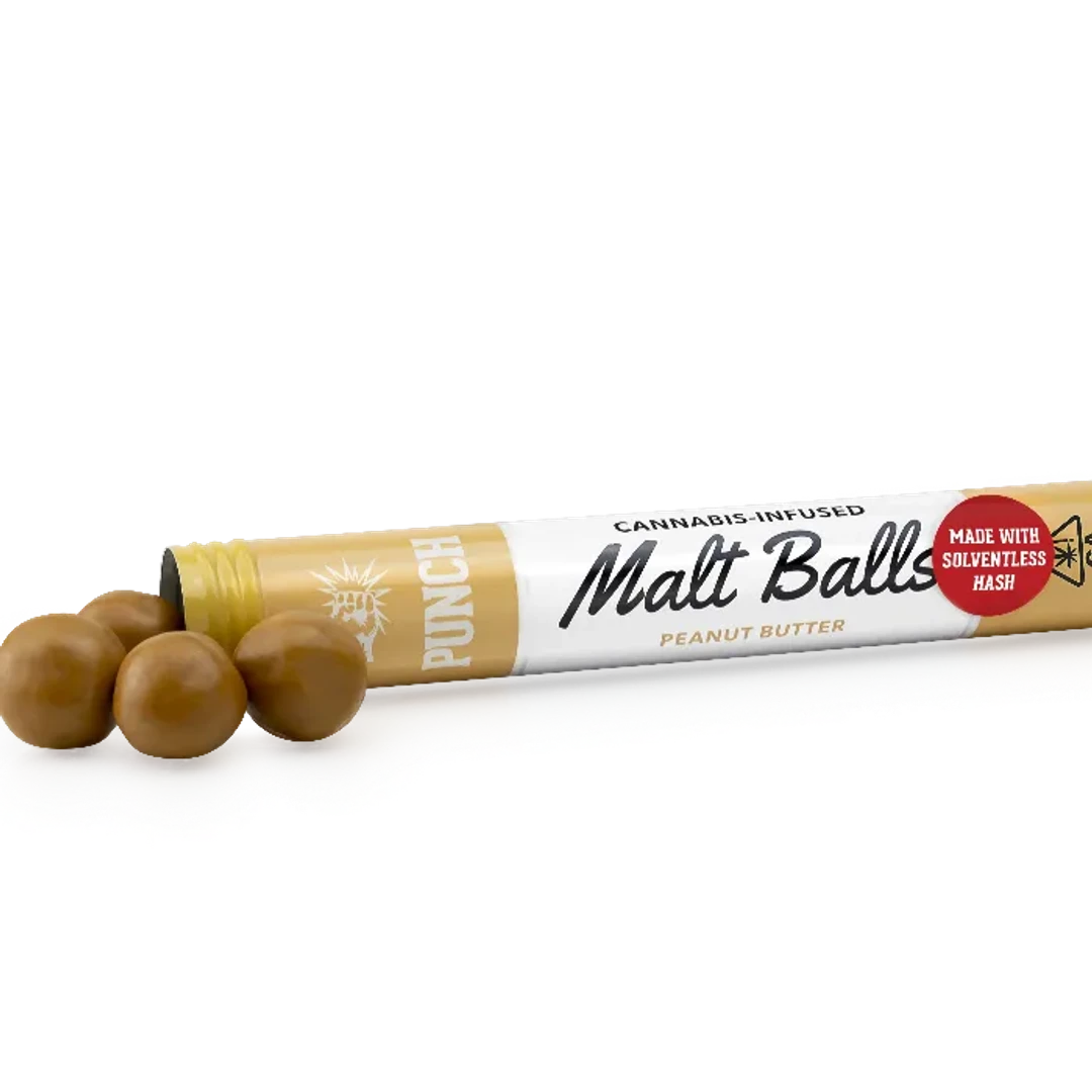 PUNCH EDIBLES - PEANUT BUTTER MALT BALLS 100MG