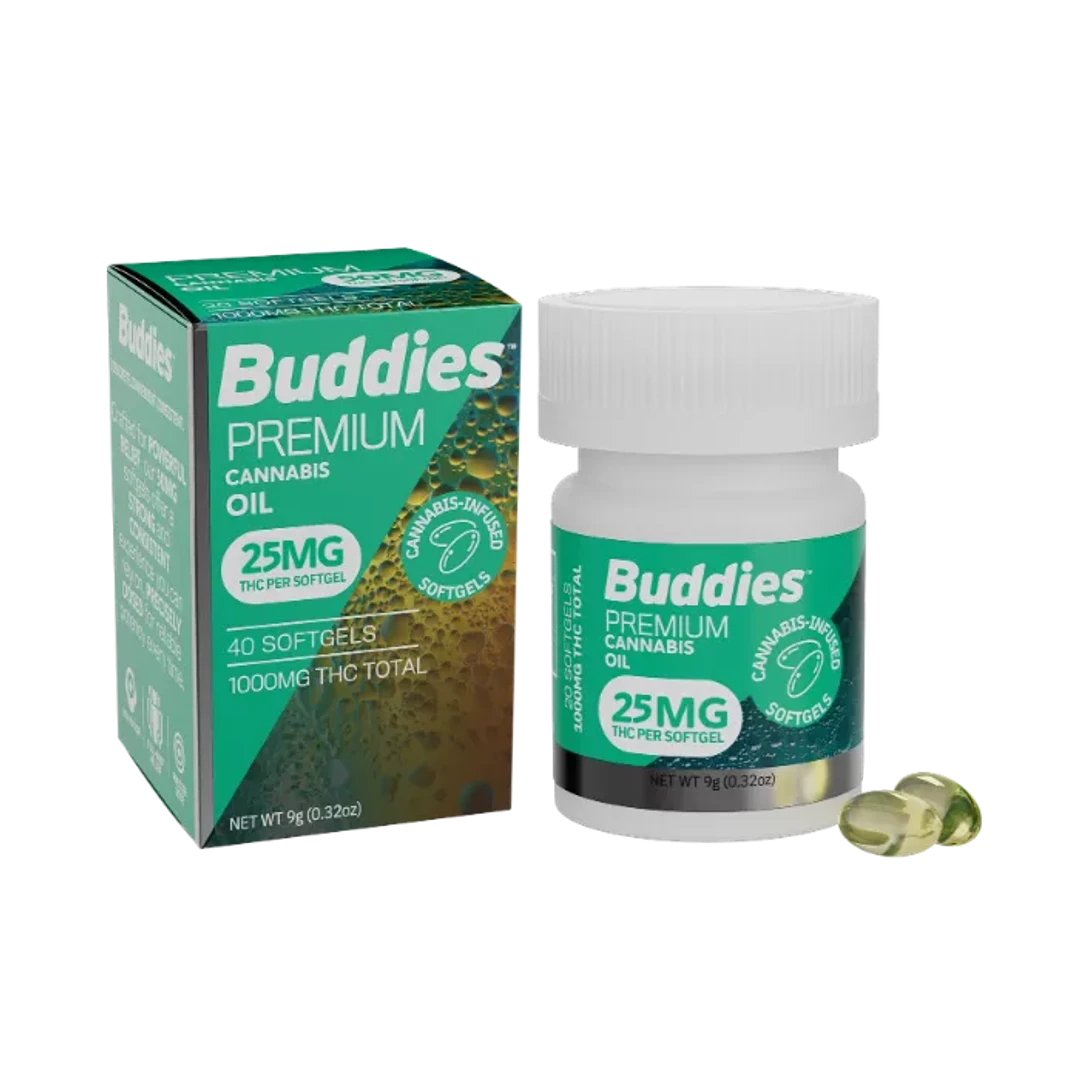 THC 25MG CAPSULE 40PC - 1000 MG