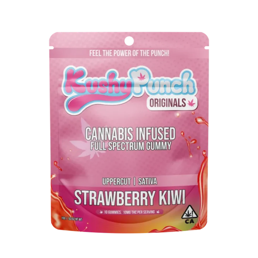 STRAWBERRY KIWI UPPERCUT GUMMY 10 PACK 100MG