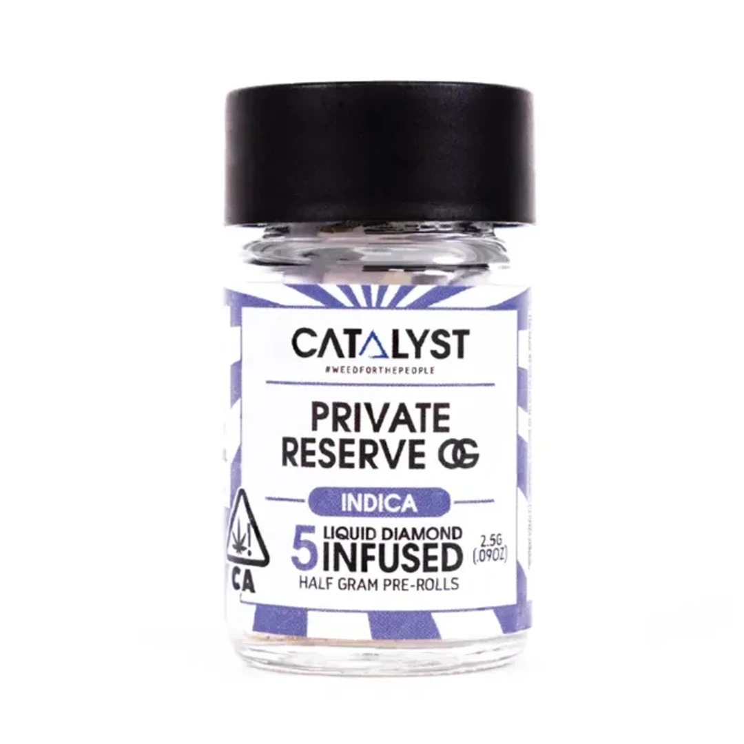 PRIVATE RESERVE OG INFUSED PREROLL 5 PACK 2.5G