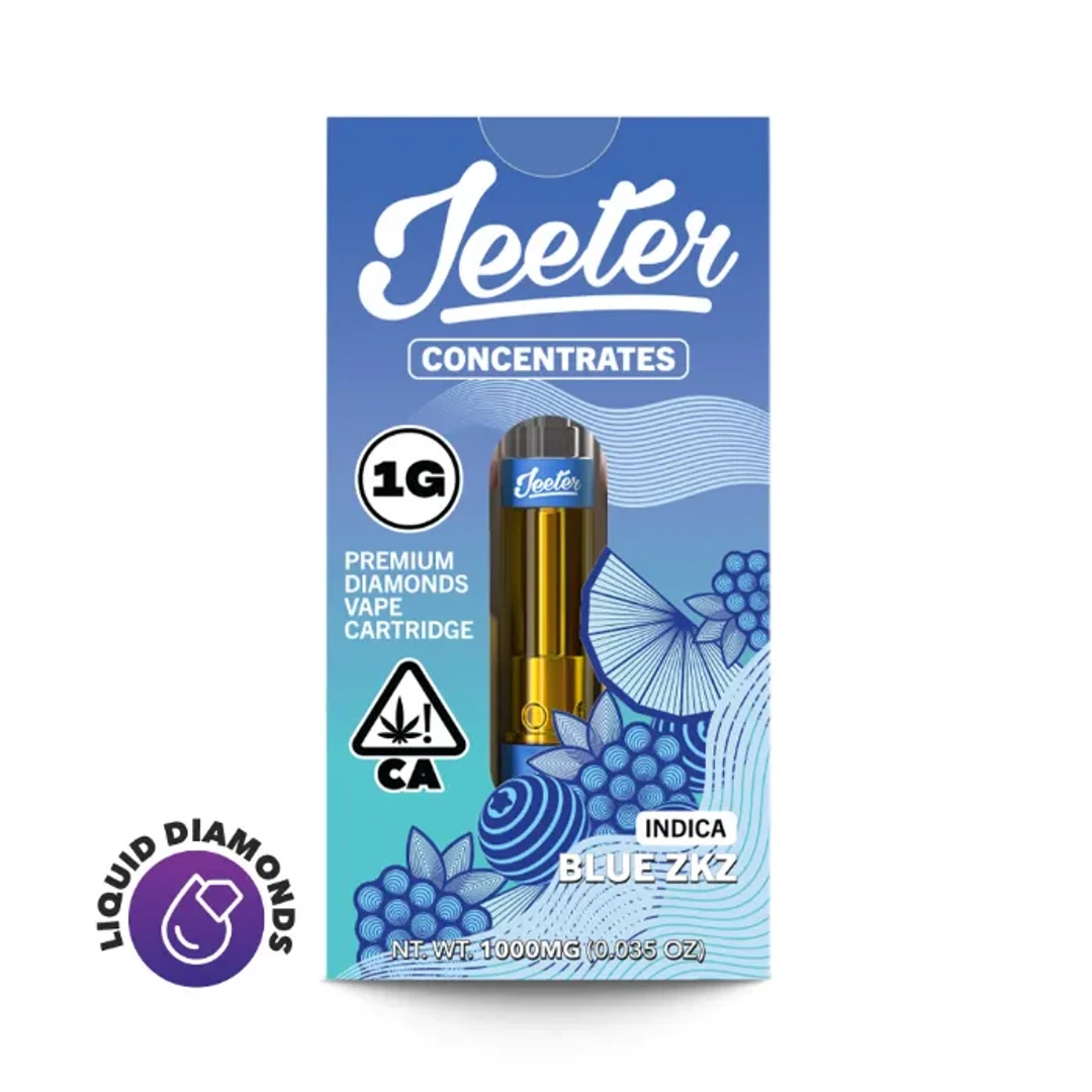 BLUE ZKZ LIQUID DIAMONDS CARTRIDGE 1000MG