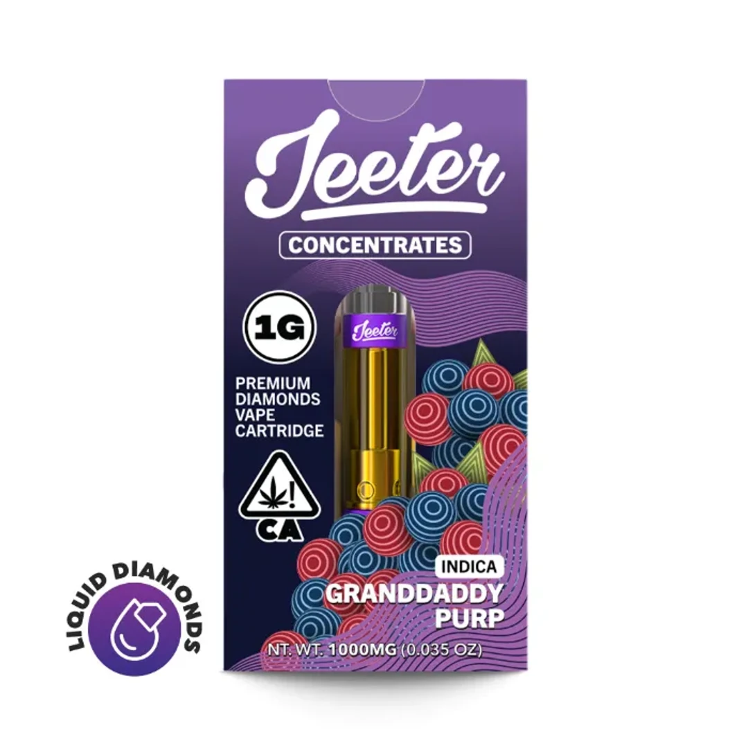 JEETER - GRANDDADDY PURP LIQUID DIAMONDS CARTRIDGE 1000MG
