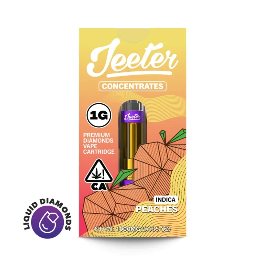 PEACHES LIQUID DIAMONDS CARTRIDGE 1000MG