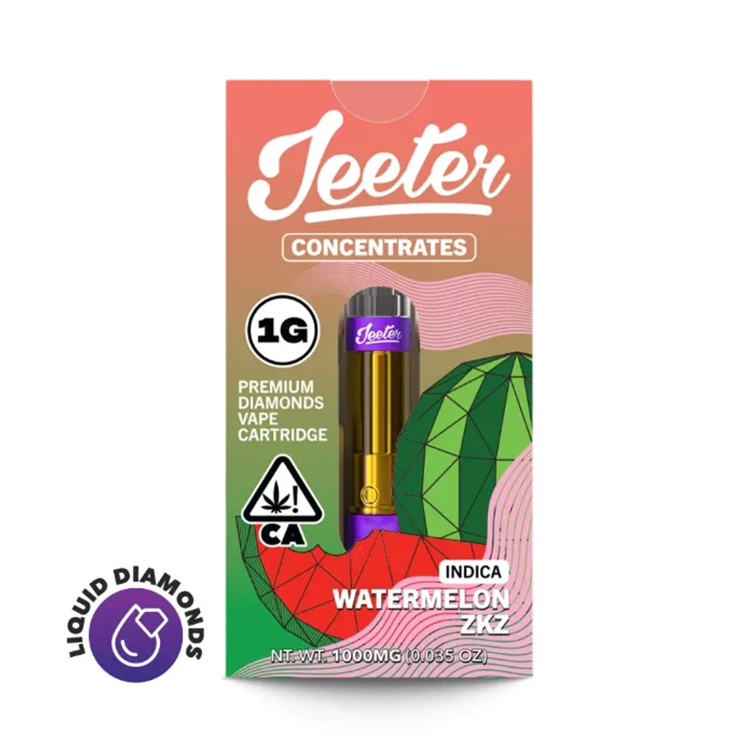 JEETER - WATERMELON ZKZ LIQUID DIAMONDS CARTRIDGE 1000MG
