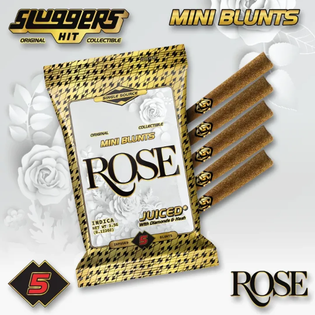 ROSE MINI INFUSED BLUNTS 5 PACK 3.5G