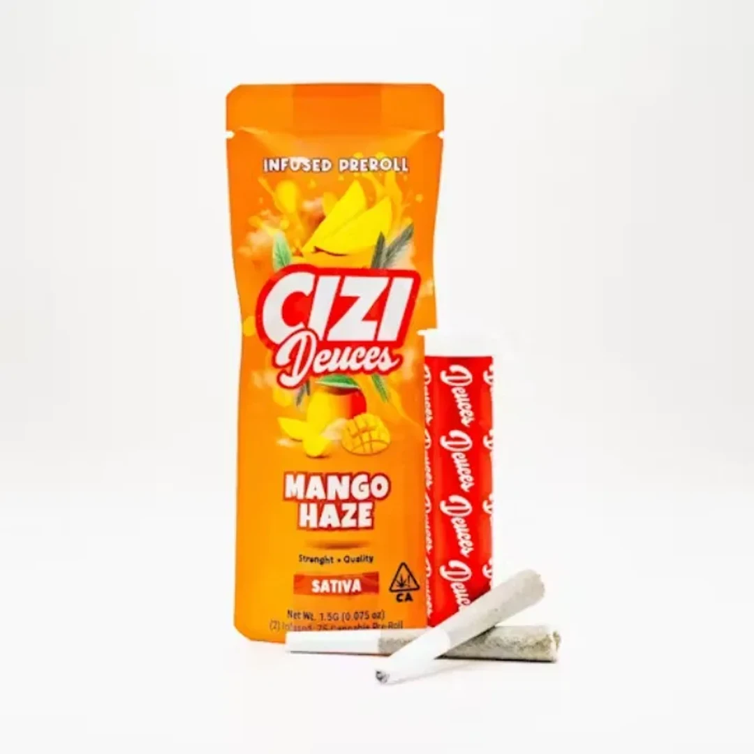 MANGO HAZE INFUSED PRE-ROLLS - 1.5 g - 2 Pack
