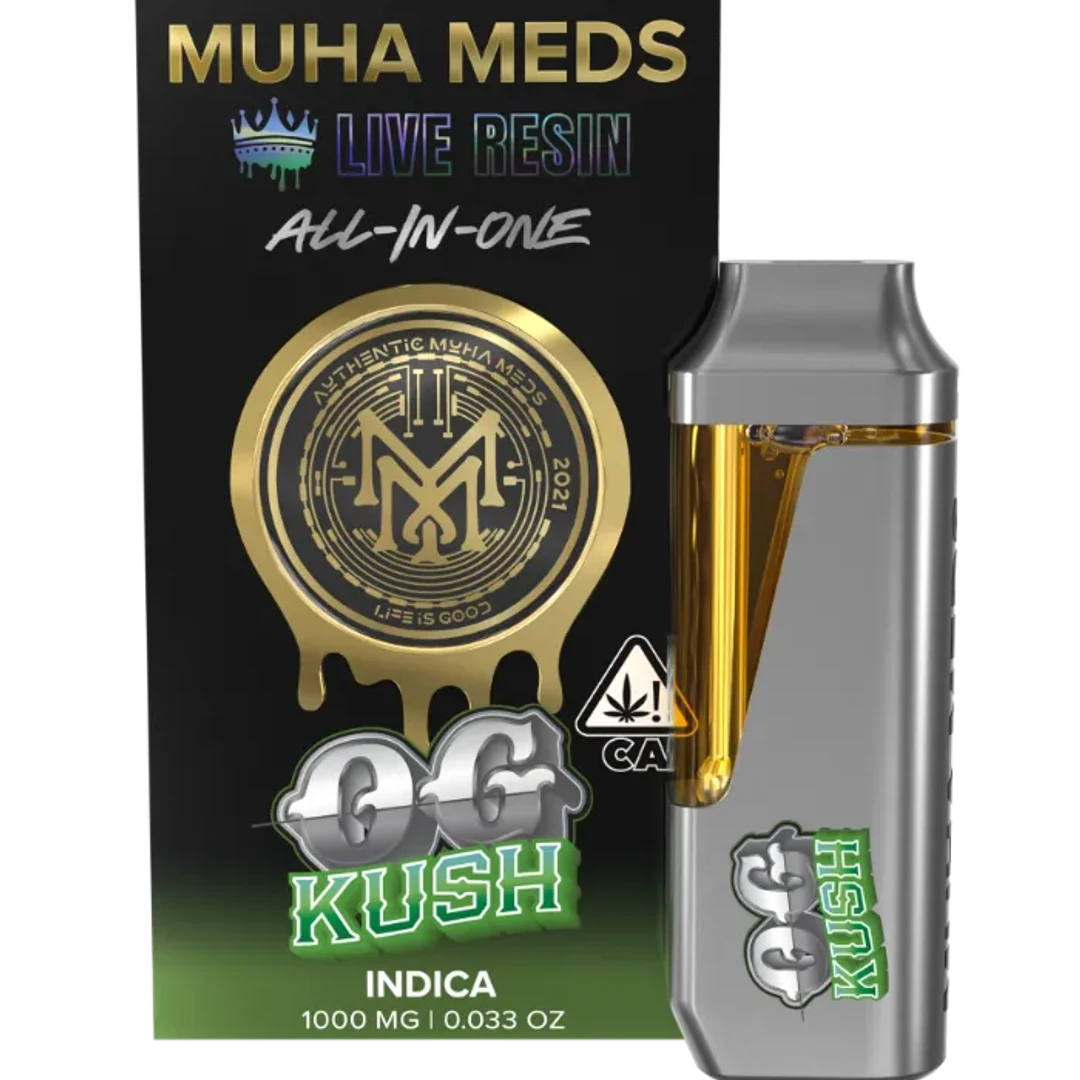 OG KUSH LIVE RESIN AIO 1000MG - 1000 mg