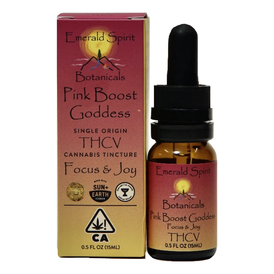 TINCTURE 15ML 1:1 THC:THCV PINK BOOST GODDESS - 15 MG