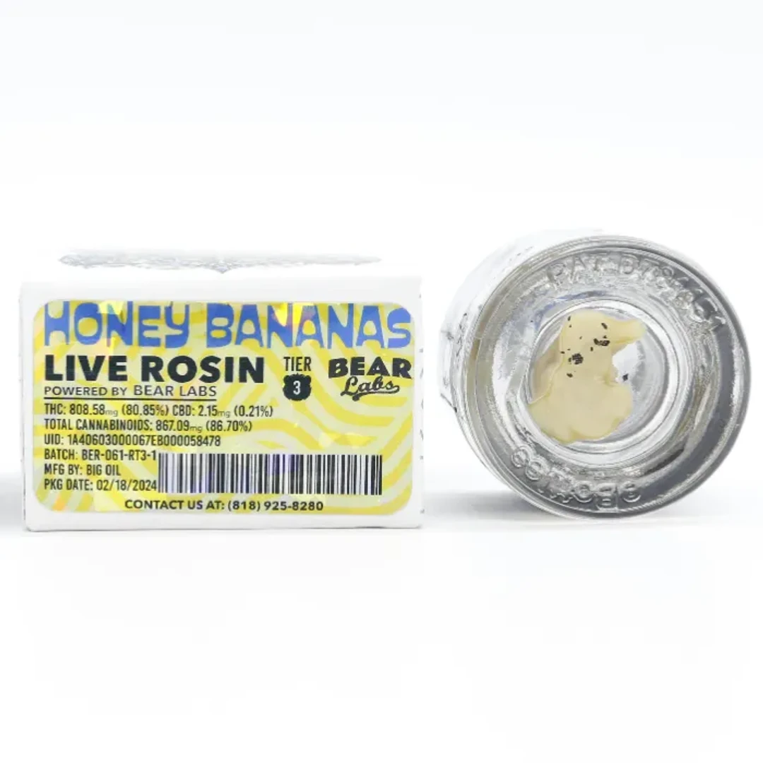 HONEY BANANAS LIVE RESIN BUDDER 1G (TIER 2)