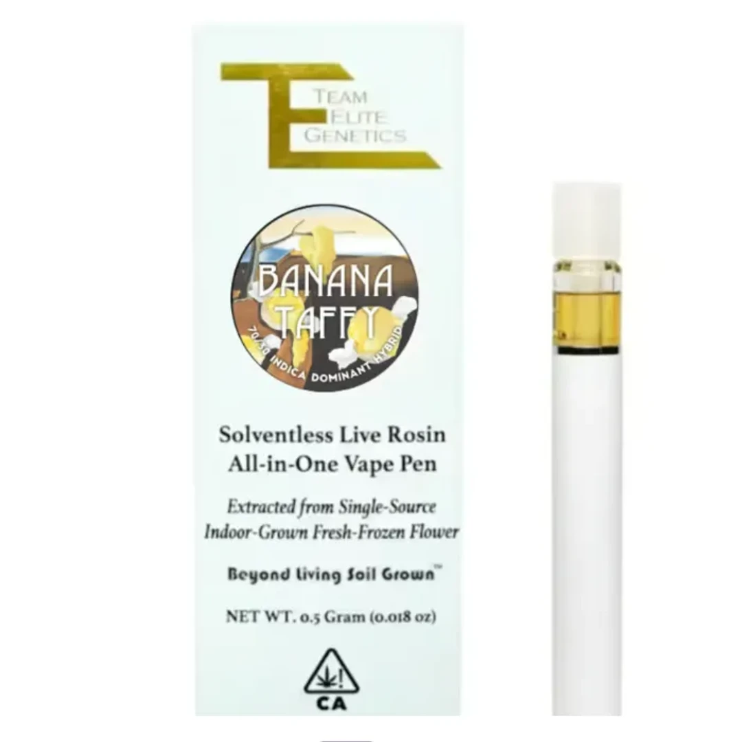 BANANA TAFFY LIVE ROSIN AIO 500MG - 500 MG