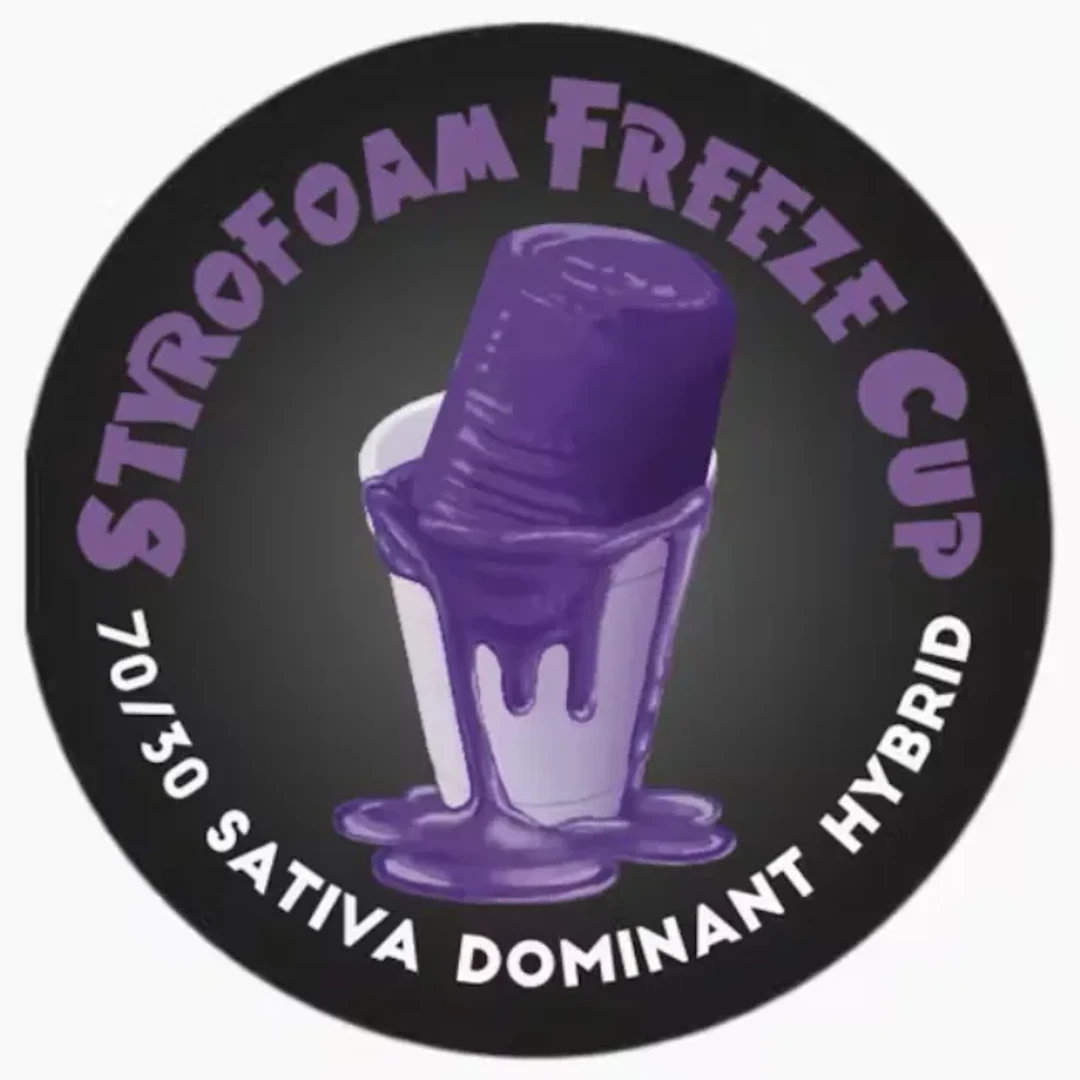 STYROFOAM FREEZE CUP LIVE ROSIN BADDER 1G (TIER 1)