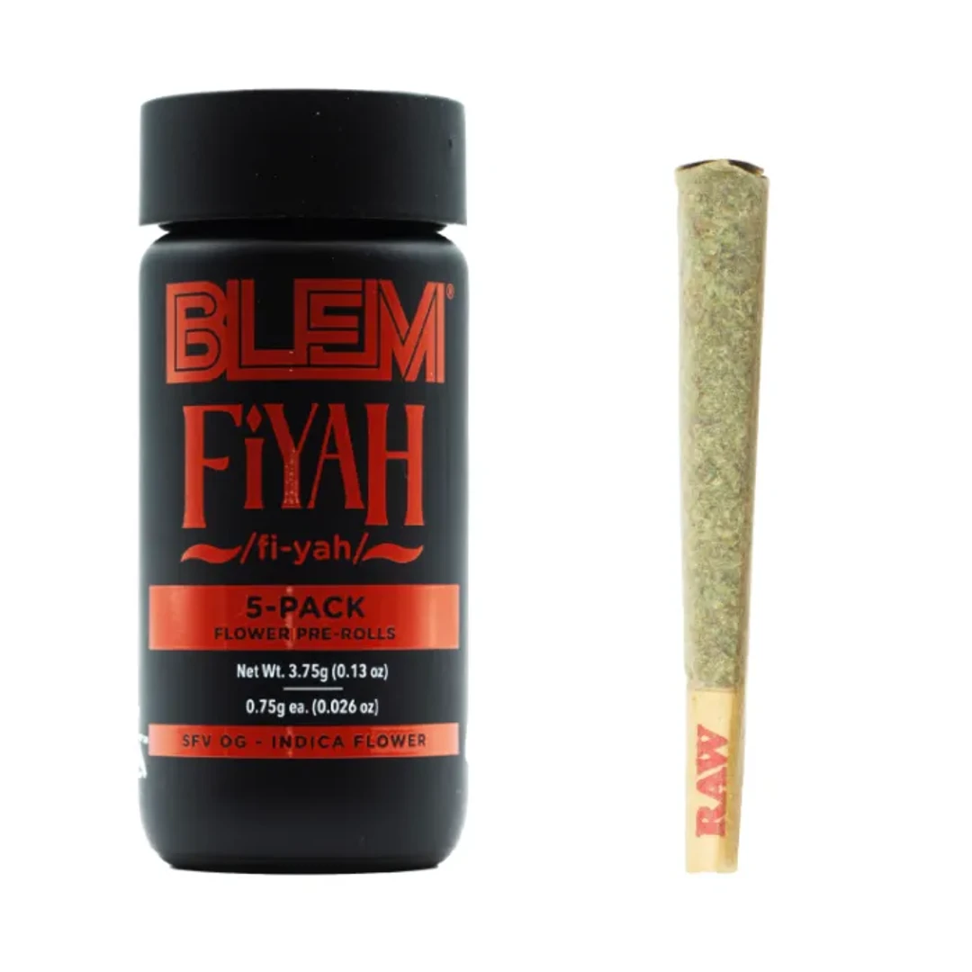 FIYAH PRE-ROLL 5PK 3.75G