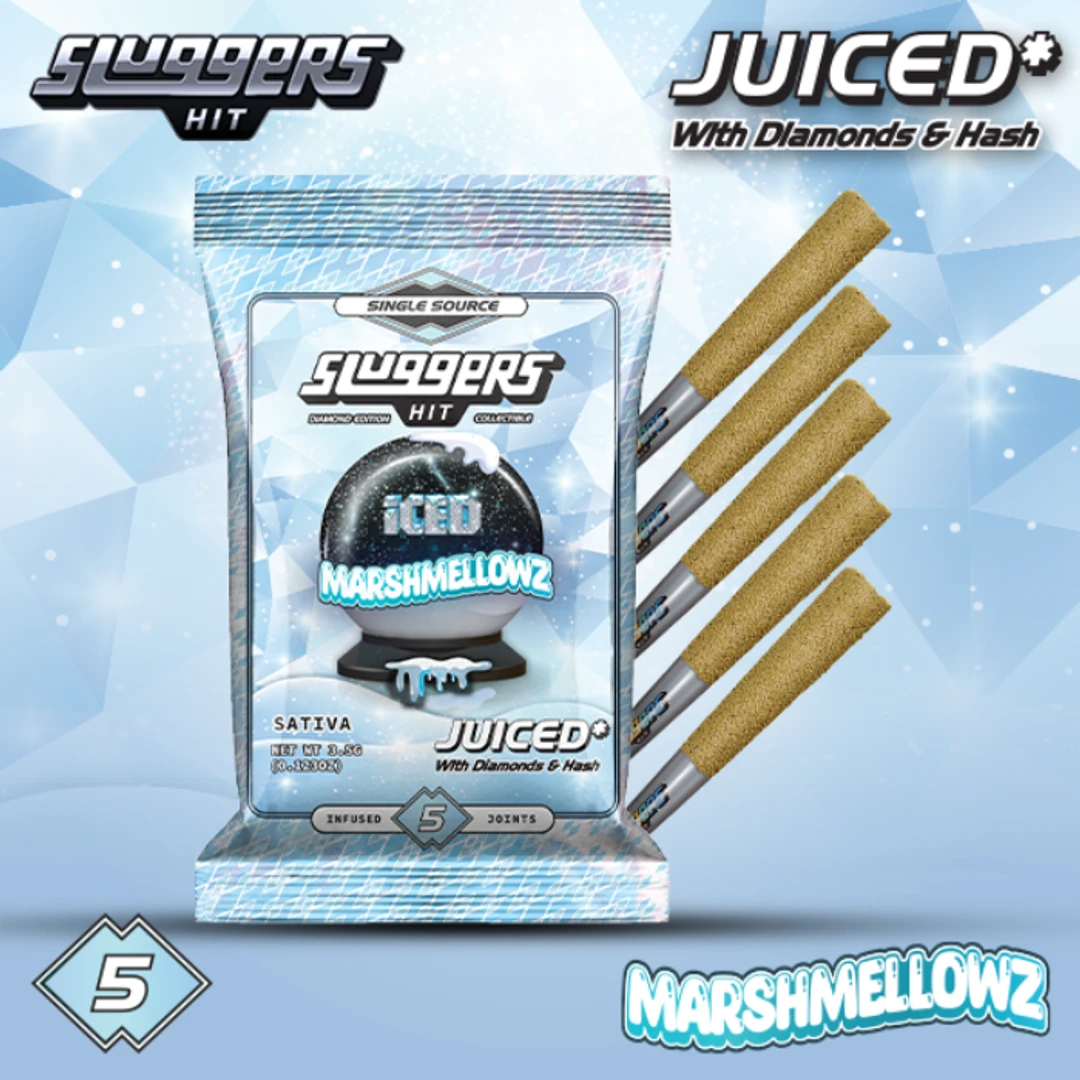 SLUGGERS - MARSHMELLOWZ INFUSED PREROLLS 5 PACK 3.5G