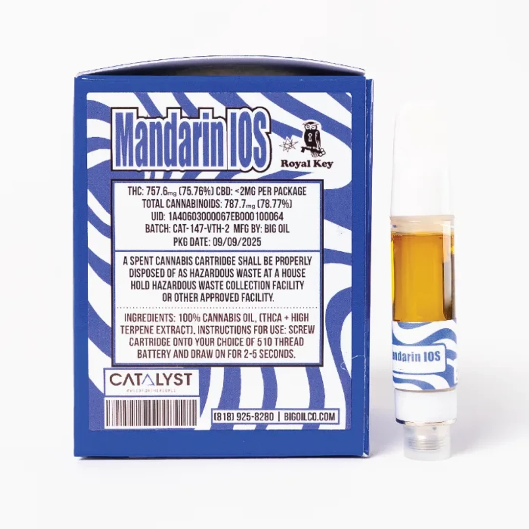 MANDARIN IOS CARTRIDGE 1000MG (ROYAL KEY)