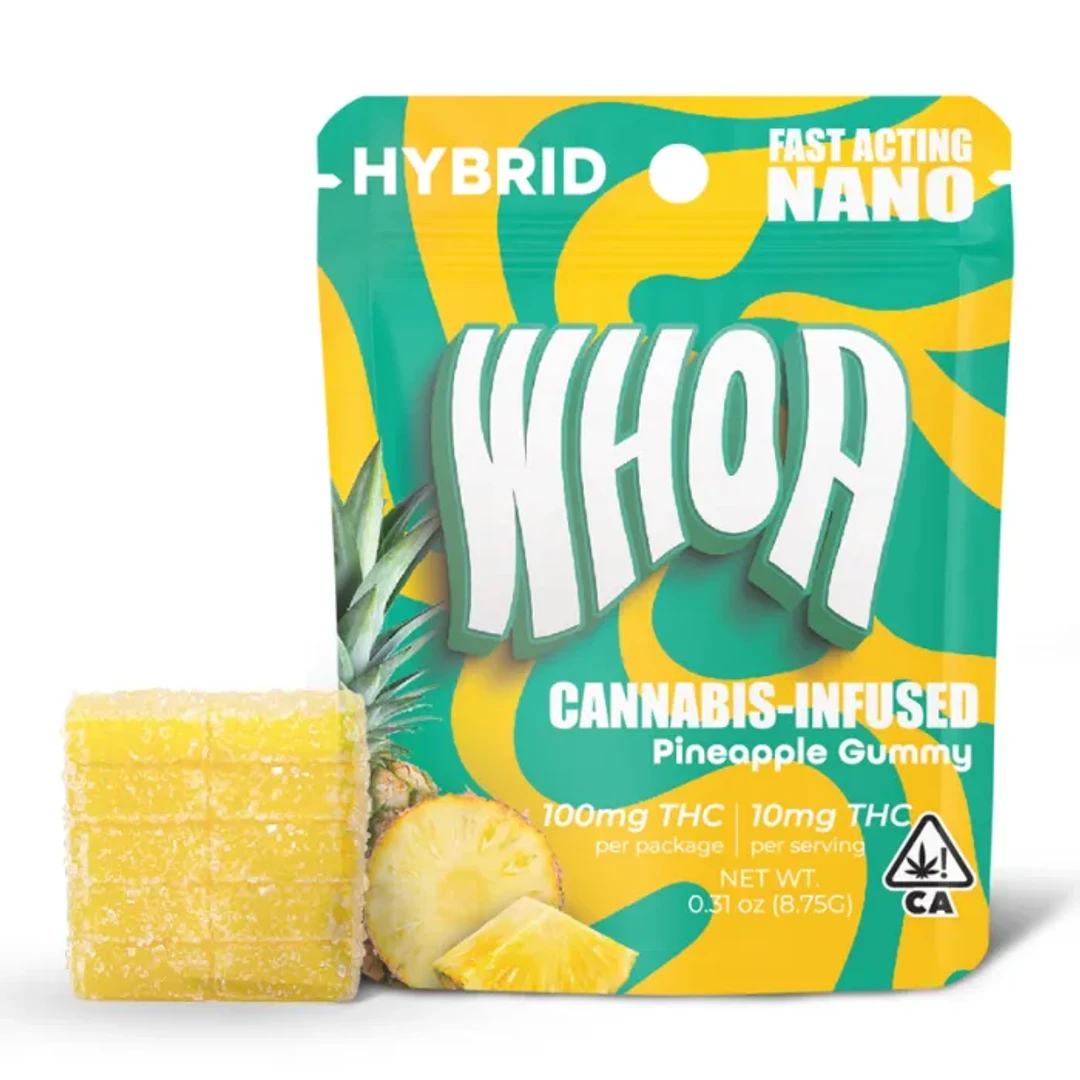 WHOA -  PINEAPPLE GUMMY 100MG