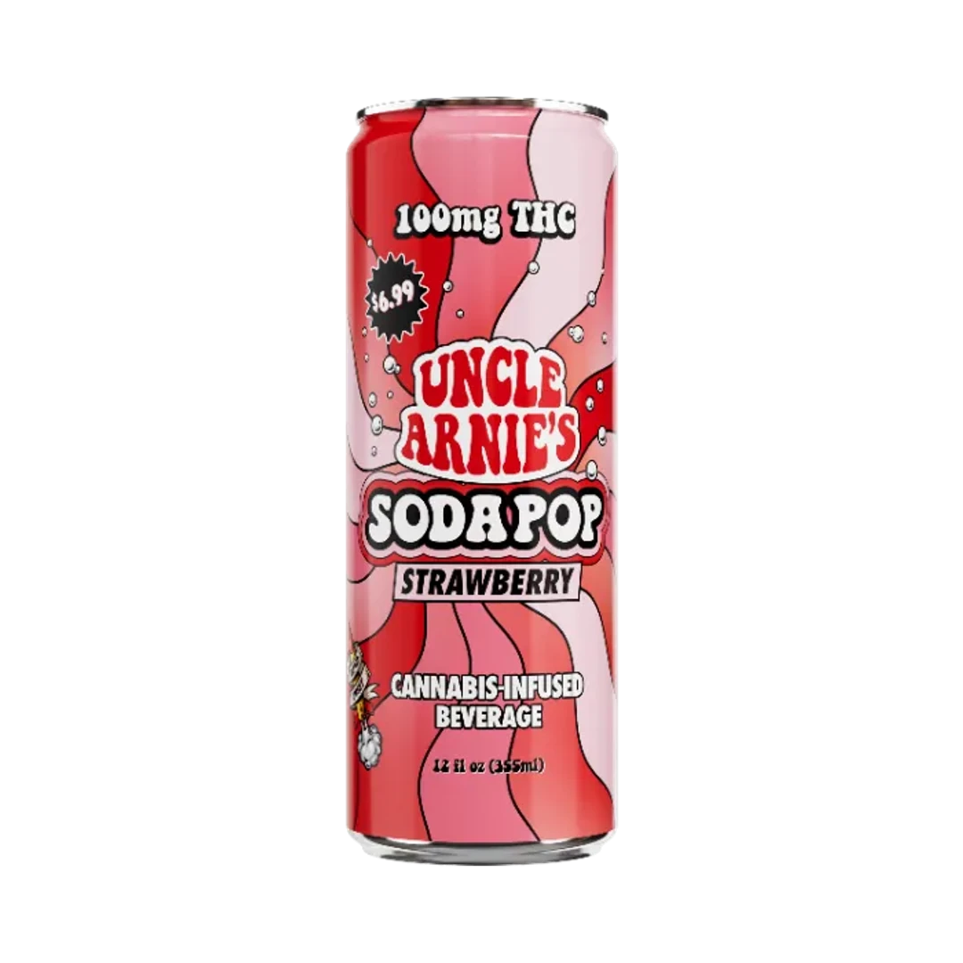 BEVERAGE 12FLOZ [100MG] STRAWBERRY SODA - 100 MG product image