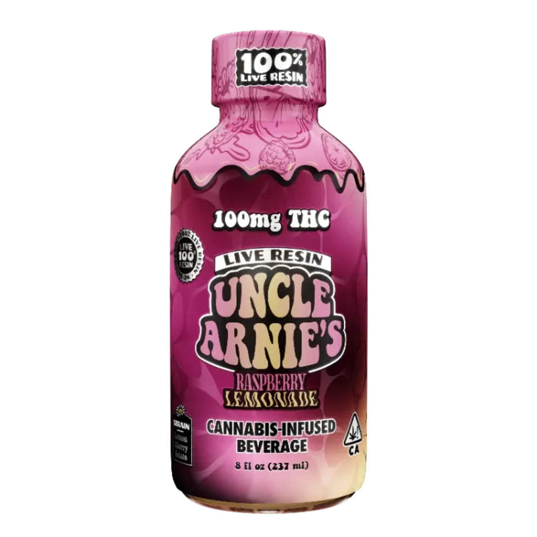 LIVE RESIN BEVERAGE 8FLOZ [100MG] RASPBERRY LEMONADE - 100 MG product image