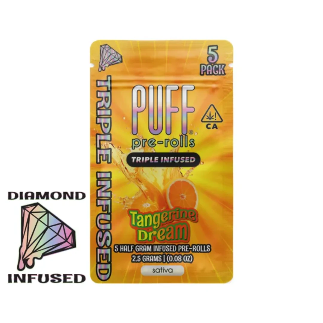 DIAMOND INFUSED PREROLL 5PK [2.5G] TANGERINE DREAM - 2.5 G - 5 PACK product image