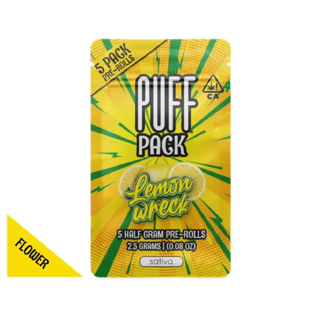 PREROLL 5PK [2.5G] LEMONWRECK - 2.5 G - 5 PACK product image