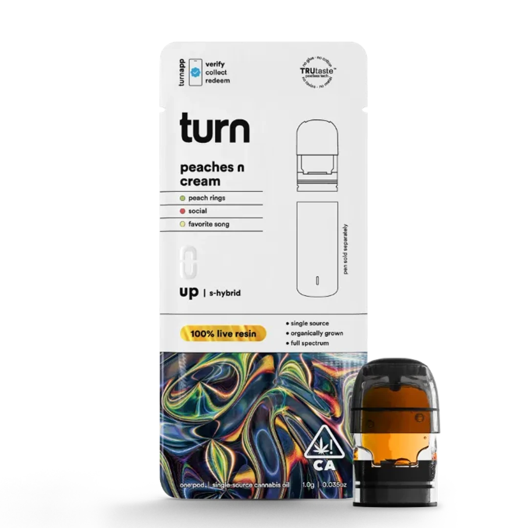TURN UP LIVE RESIN POD [1G] PEACHES N CREAM - 1 G product image