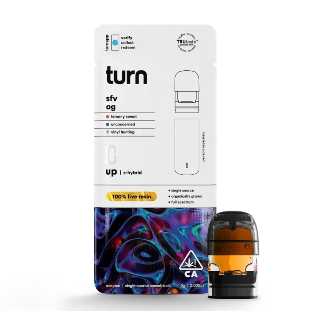 TURN UP LIVE RESIN POD [1G] SFV OG - 1 G product image