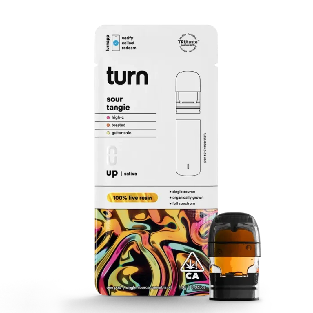 TURN UP LIVE RESIN POD [1G] SOUR TANGIE - 1 G