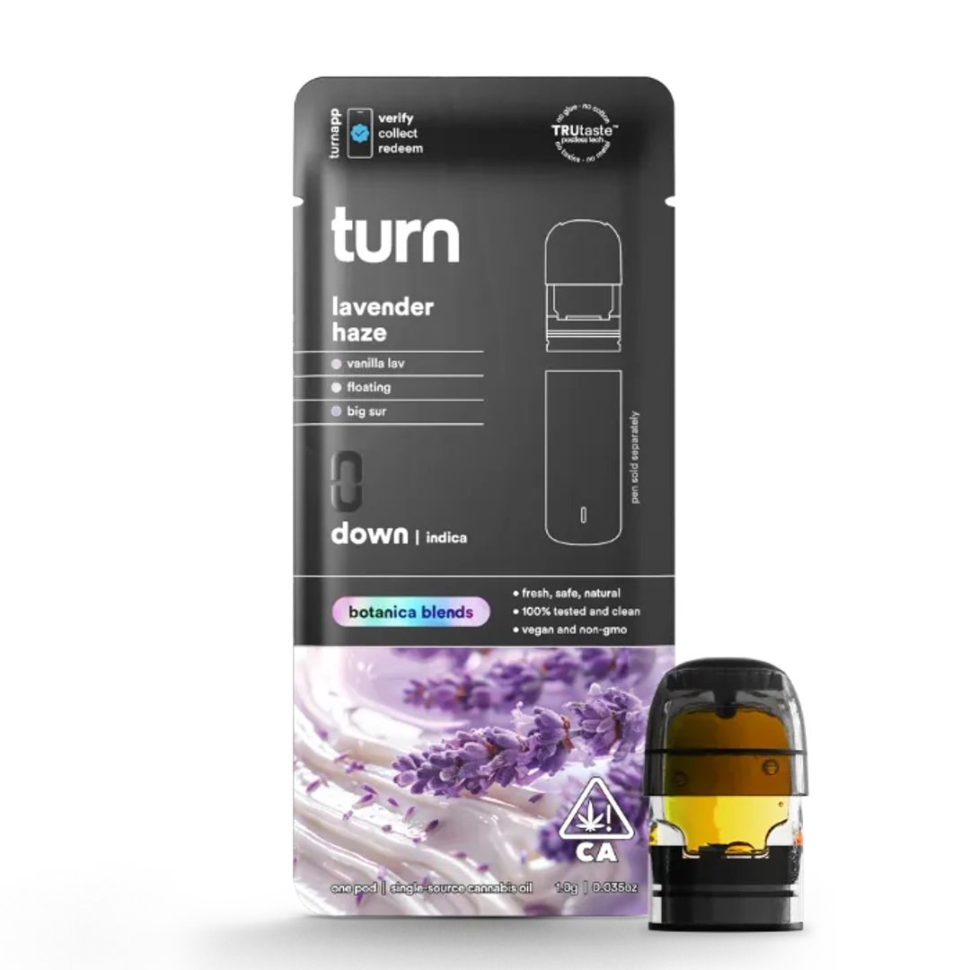 TURN DOWN BOTANICAL BLENDS POD [1G] LAVENDER HAZE - 1 G product image
