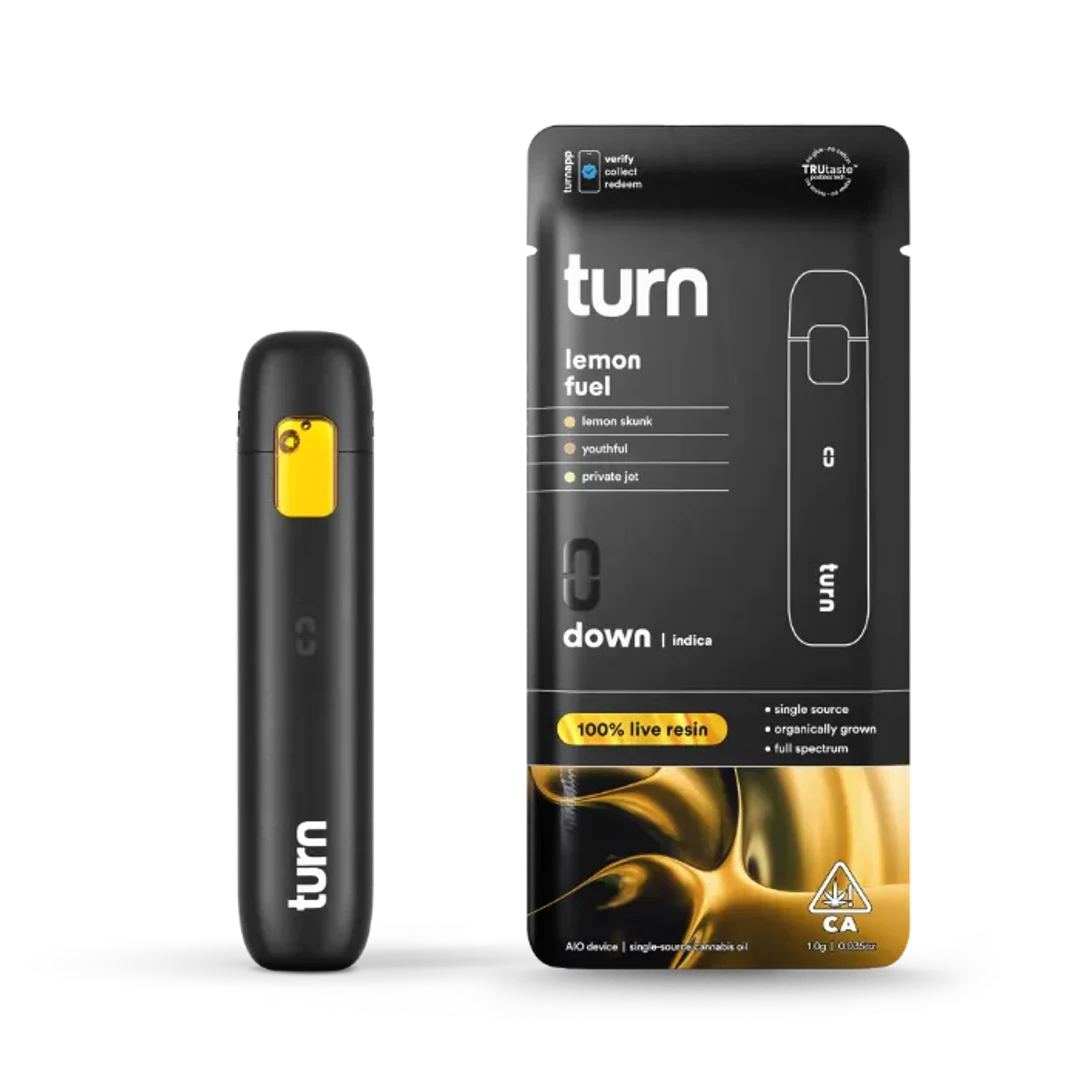 DOWN LIVE RESIN READY TO USE VAPORIZER [1G] LEMON FUEL - 1 G