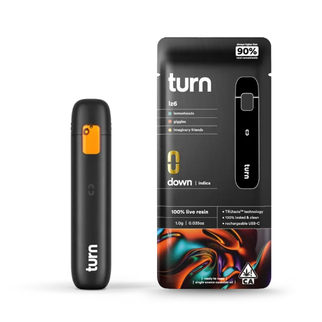 TURN DOWN LIVE RESIN READY TO USE VAPORIZER [1G] LZ6 - 1 G product image