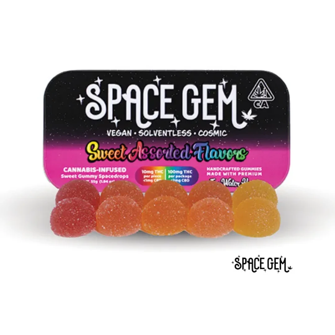 SWEET SPACE DROPS SOLVENTLESS GUMMY 10 PACK 100MG